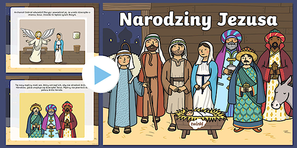 Narodziny Jezusa | Prezentacja PowerPoint (teacher made)