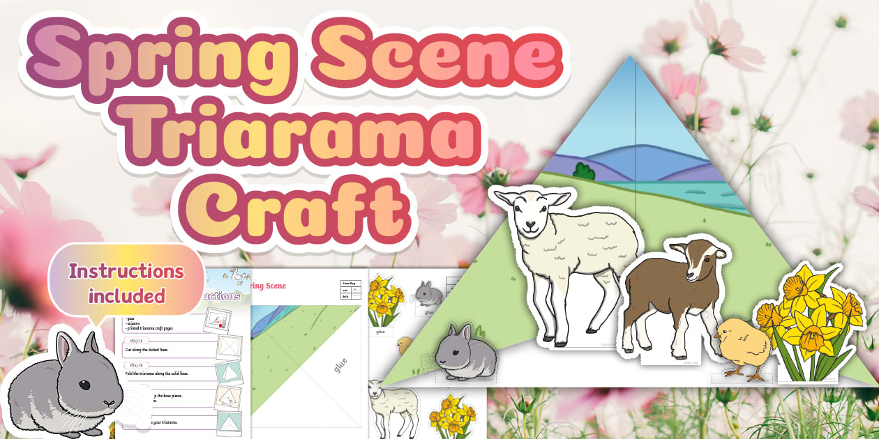Spring Scene Triarama Craft