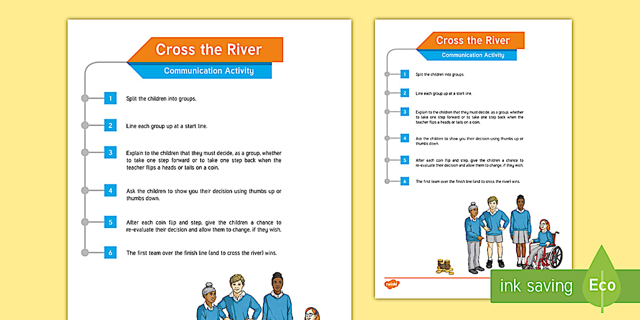 Cross the River Game TeacherMade TeamBuilding Resource