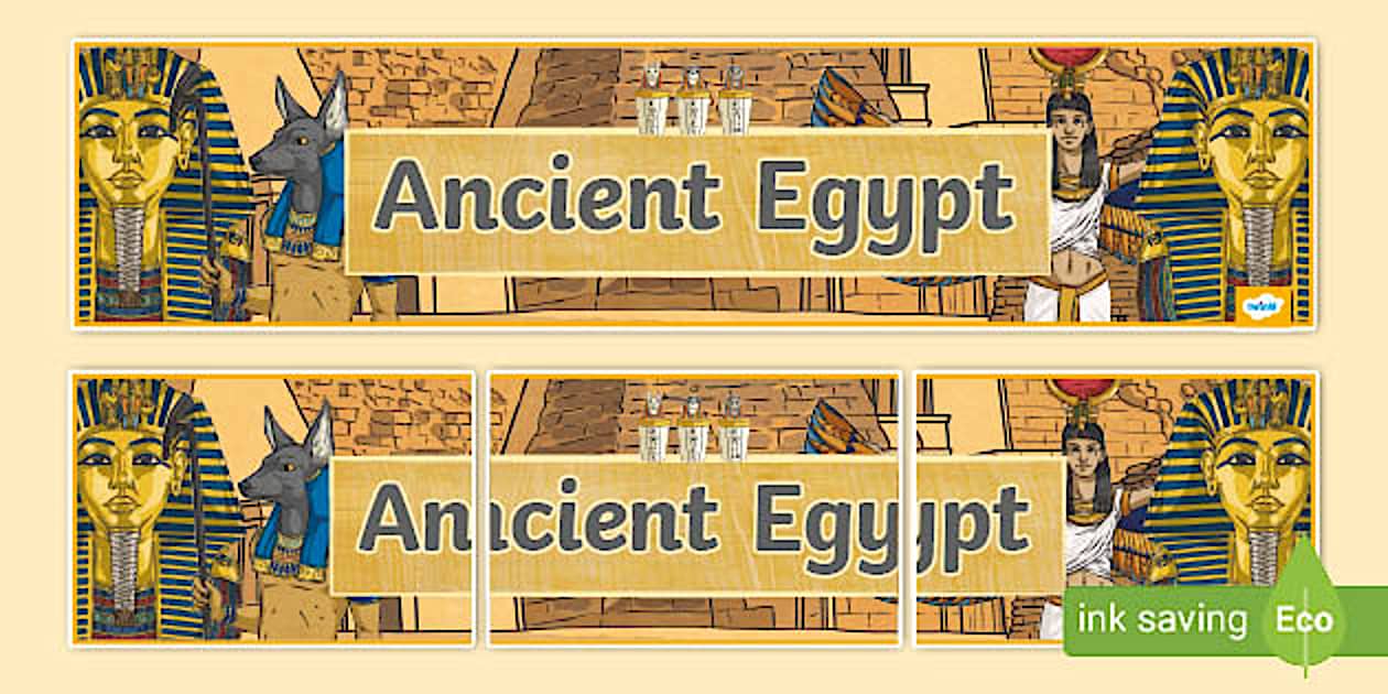 Ancient Egypt Banner | Ideal for Displays and Presentations
