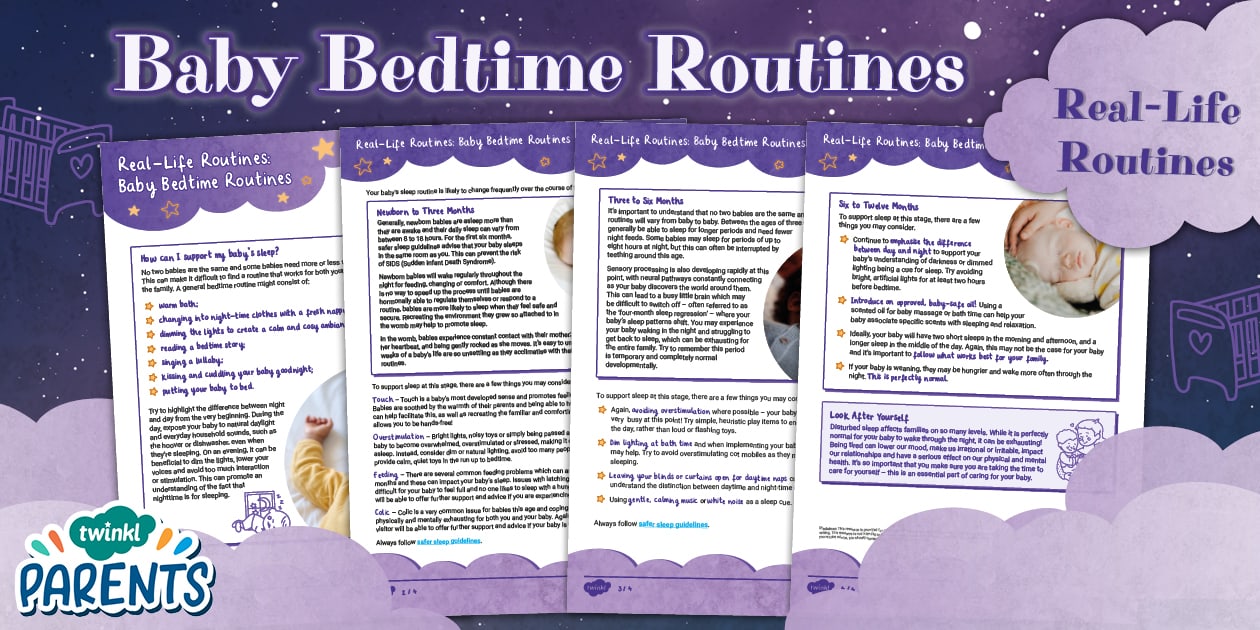 Real-Life Routines: Baby Bedtime Routines | Twinkl Parents