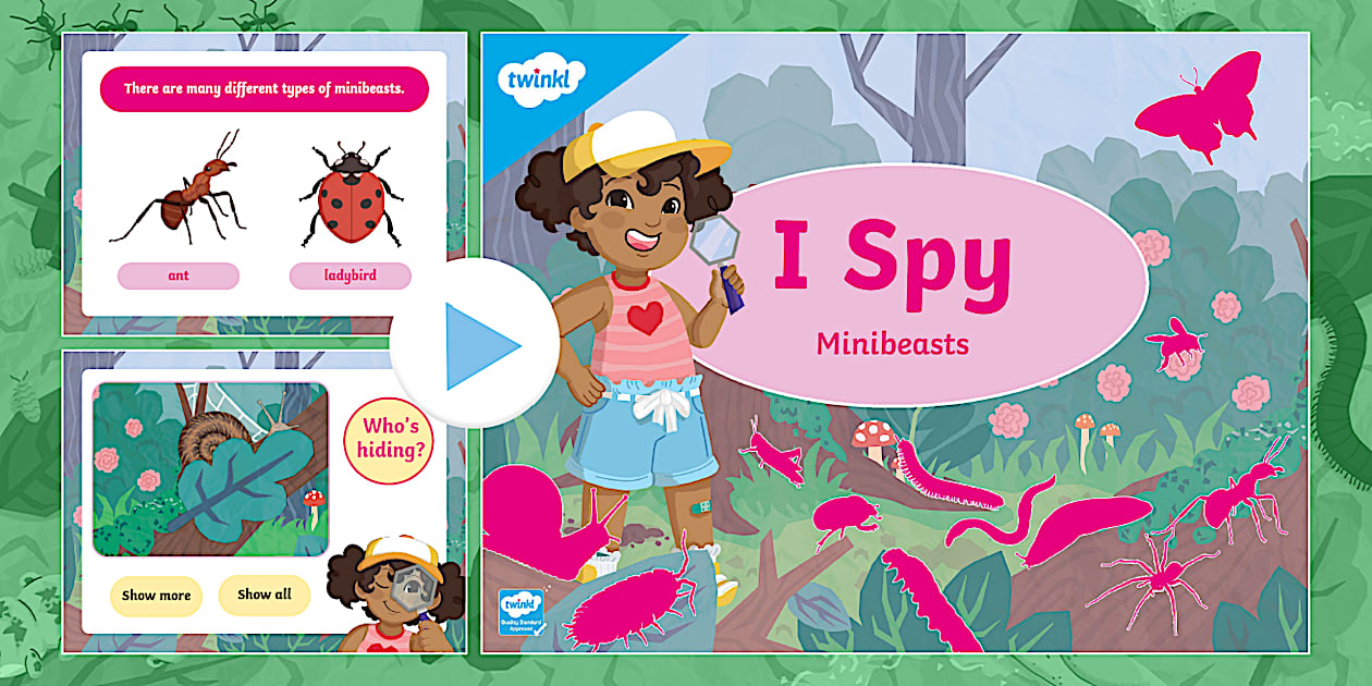 I Spy Minibeasts PowerPoint Game (teacher made) - Twinkl
