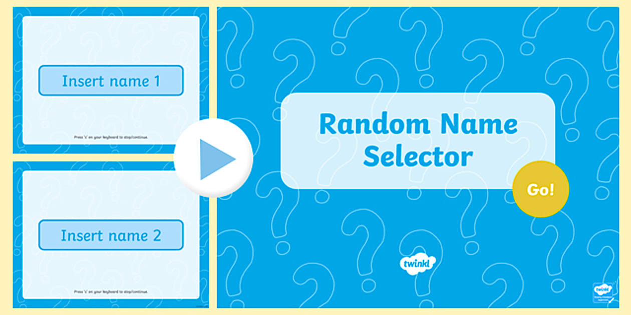 Classroom Random Name Generator - Primary Resources - Twinkl