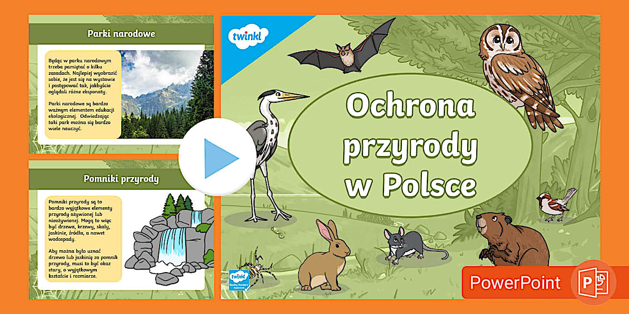 Ochrona przyrody w Polsce | Prezentacja PowerPoint | Edukacja ekologiczna
