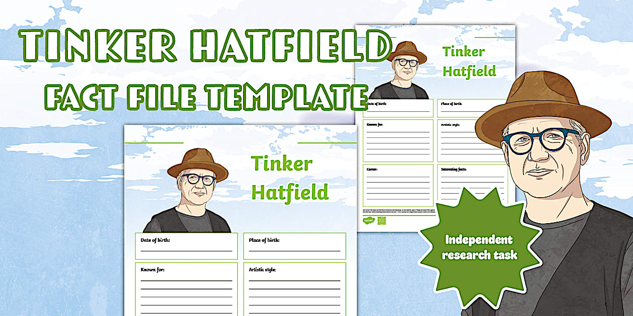 Tinker Hatfield Fact File Template