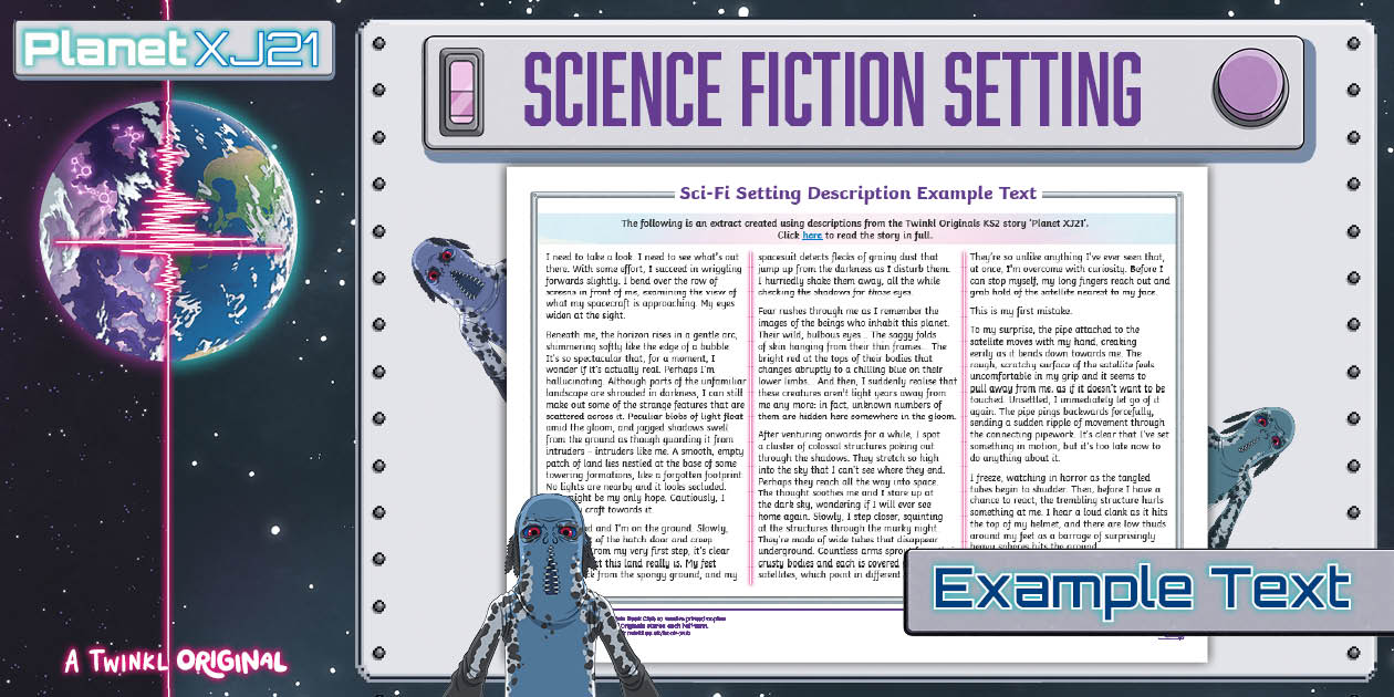 Science Fiction Writing Example Text