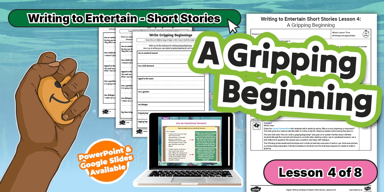 Short Stories Writing Lesson Pack