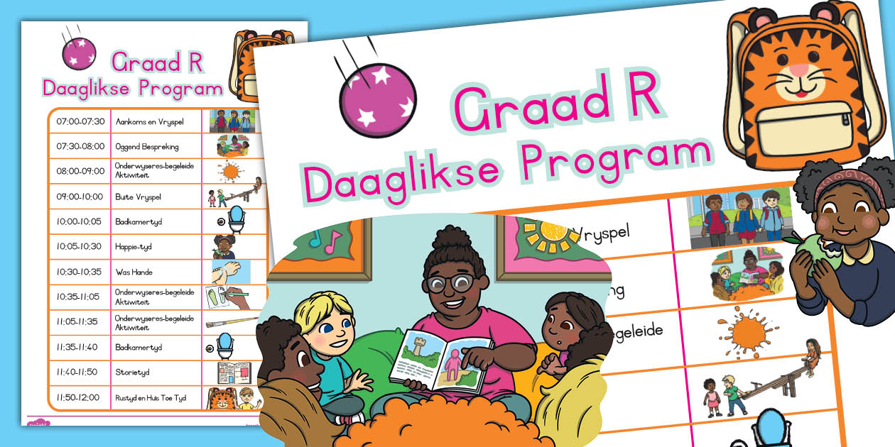 Graad R - Daaglikse Program - Suid-Afrika