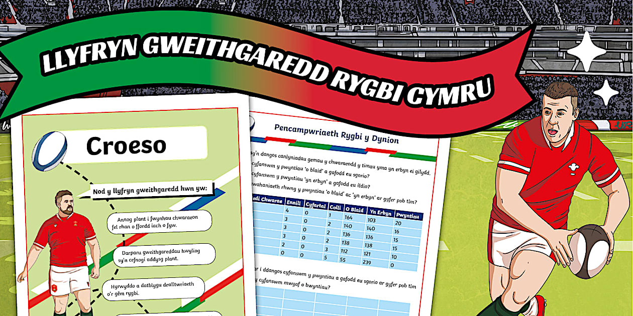 Llyfryn Gweithgaredd Rygbi Cymru