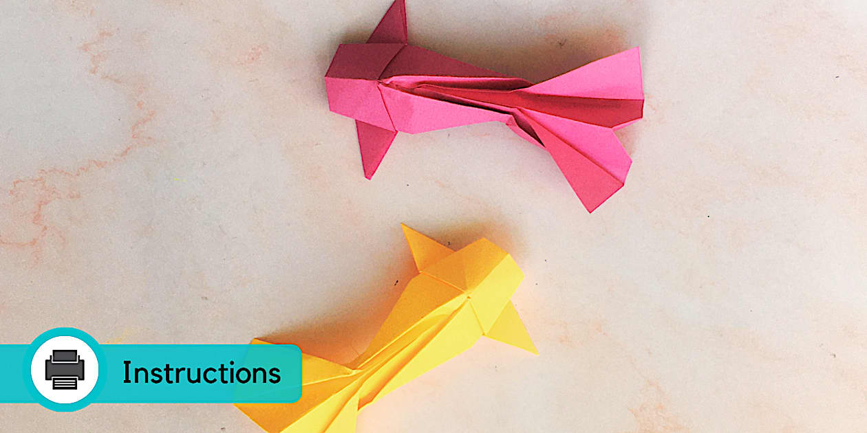 Origami Koi Fish | Origami Instructions (teacher made)