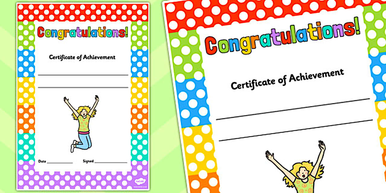 Editable Reward Decorative Certificate (teacher made)