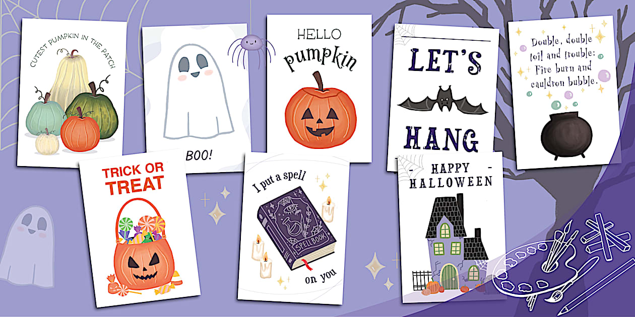 Halloween Sayings and Phrases Posters Pack (teacher made)
