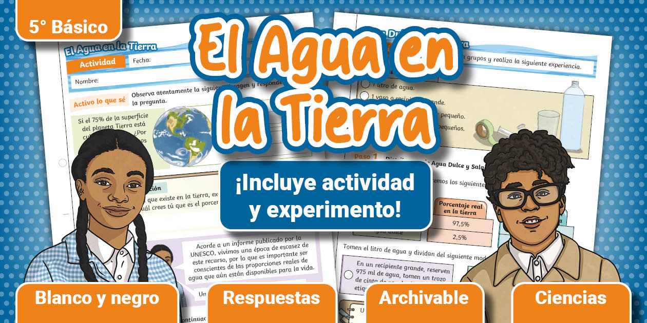 Guía de Trabajo | Agua en la Tierra | 5º Básico | Ciencias