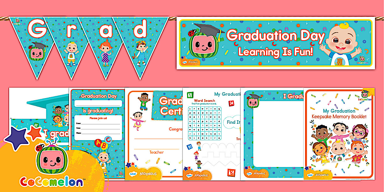 FREE! - CoComelon Graduation Celebration Pack (teacher made)
