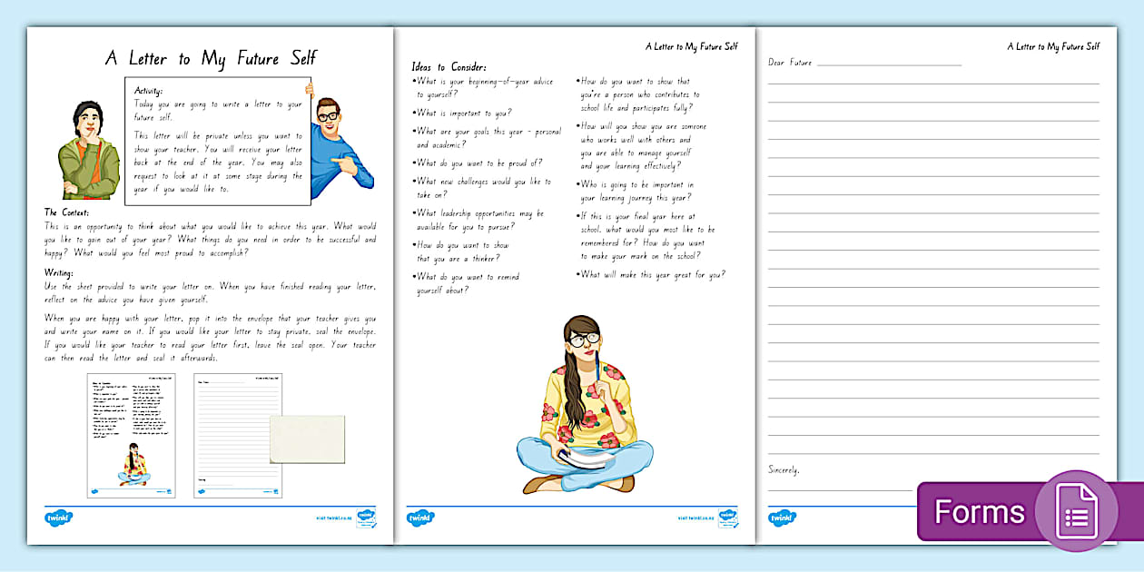 New Zealand Back to School Years 7-8: A Letter to My Future Self