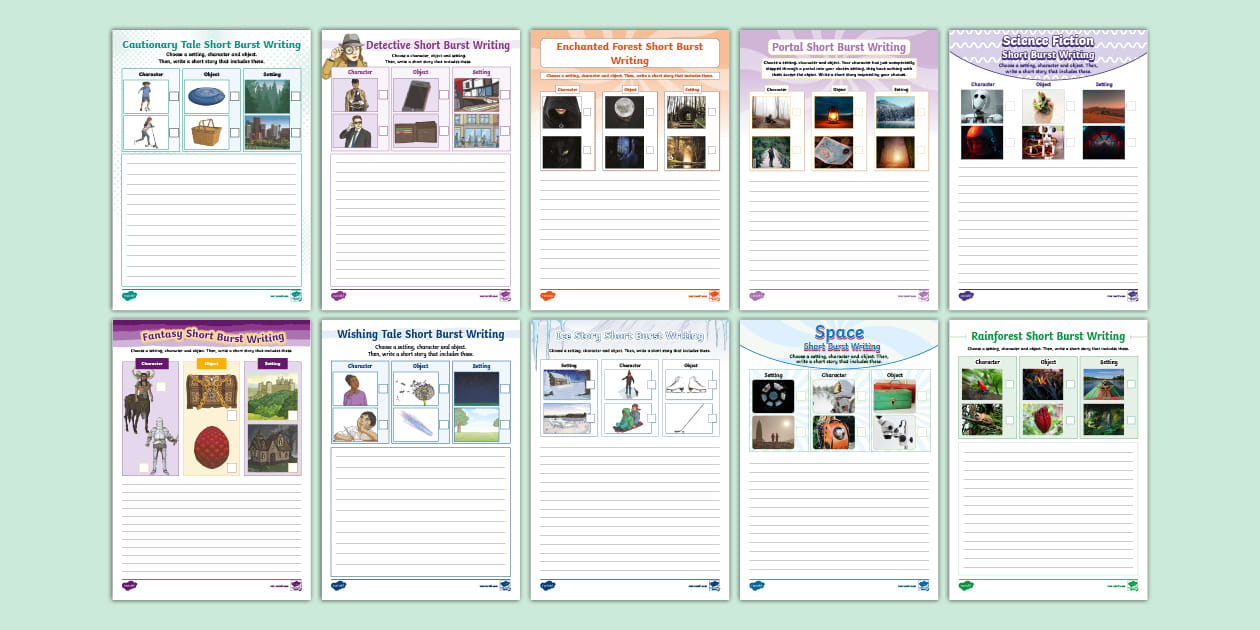 KS2 Short Burst Writing Pack - English Prompts - Twinkl