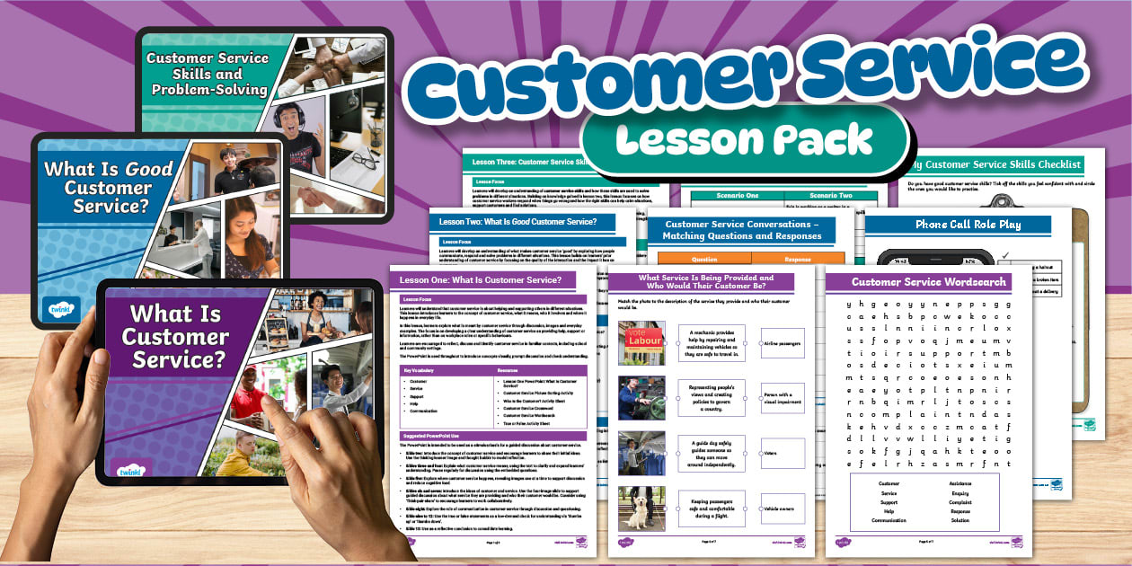 Customer Service Lessons for KS2 Learners
