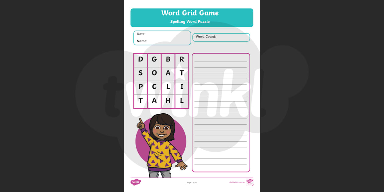 easy boggle for kids