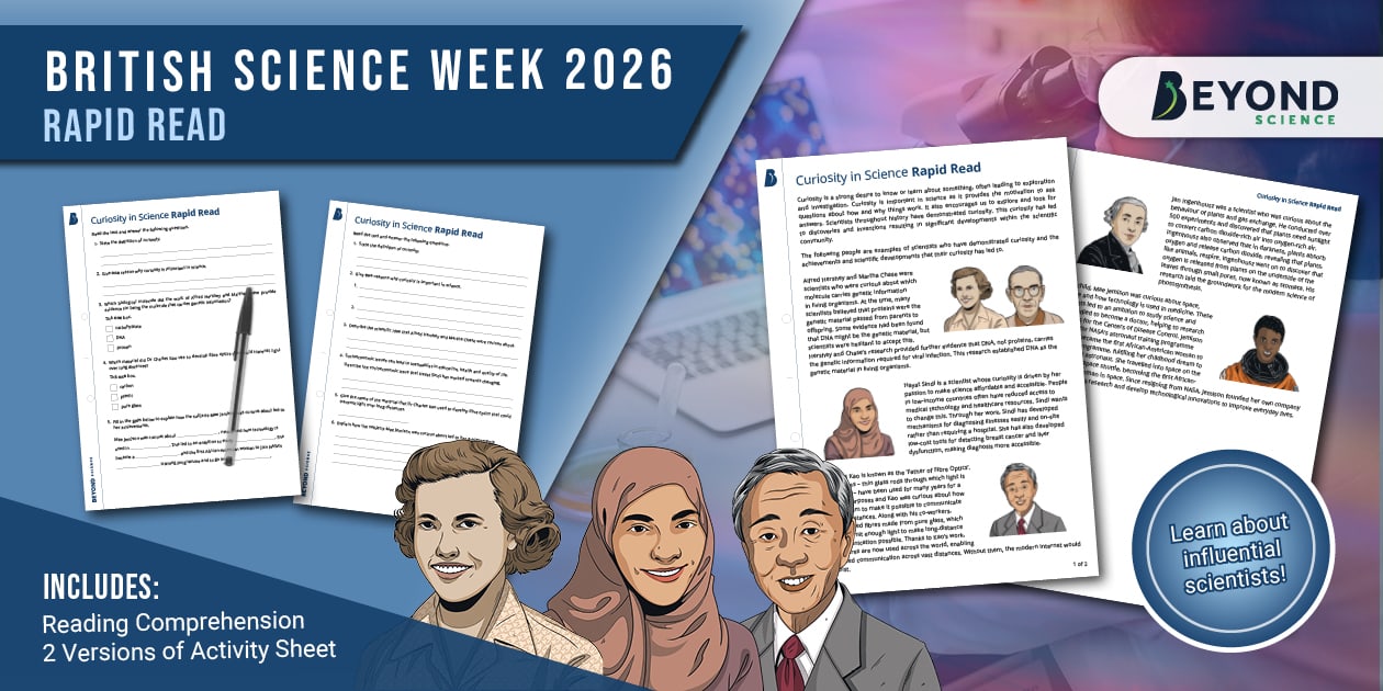 Curiosity in Science Rapid Read | British Science Week 2026