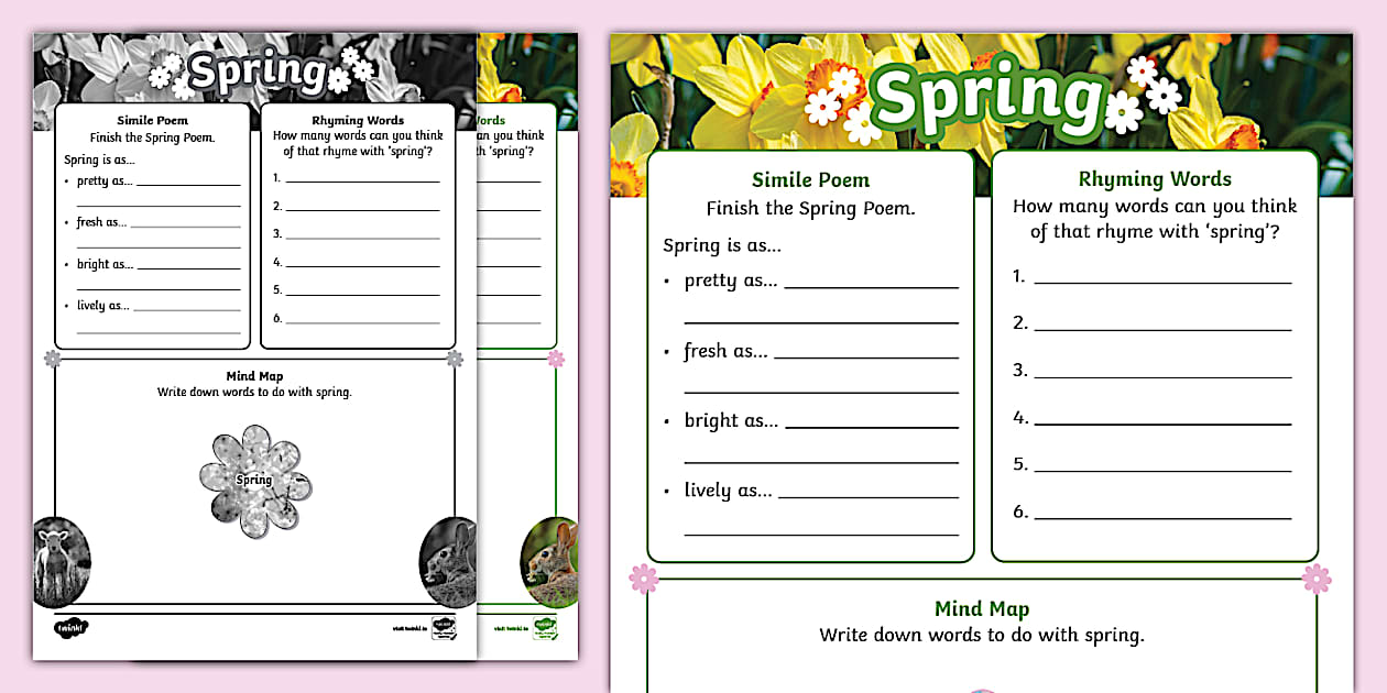 Spring Brain Buster Aistear Spring Boredom Buster