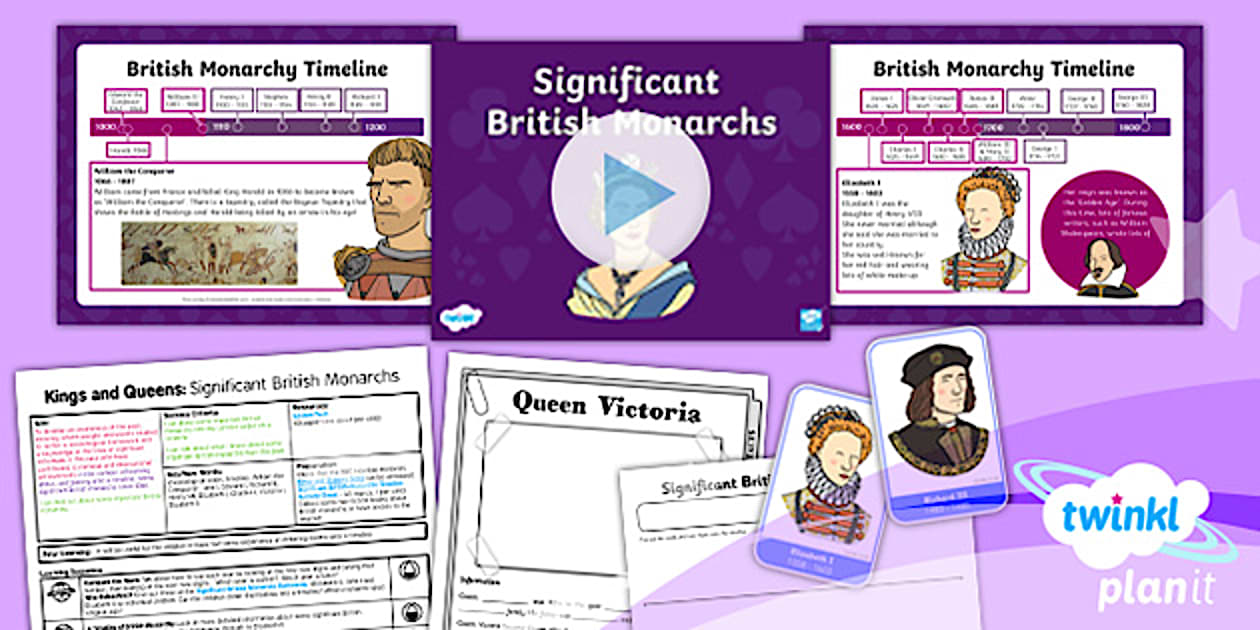 Significant Monarchs KS1 Lesson Pack 2 (teacher made)