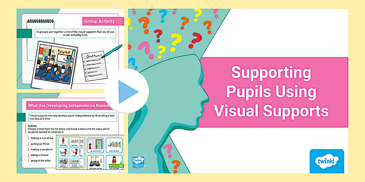 Supporting Pupils Using Visual Supports (teacher made)