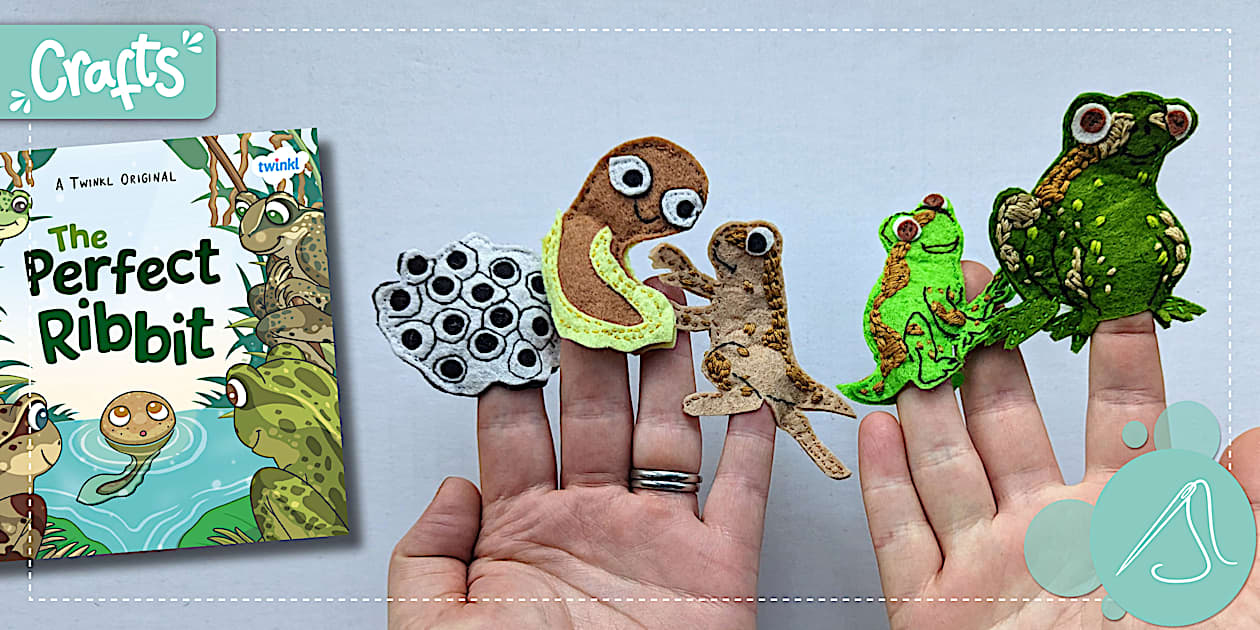 The Perfect Ribbit | Finger Puppets (teacher made) - Twinkl
