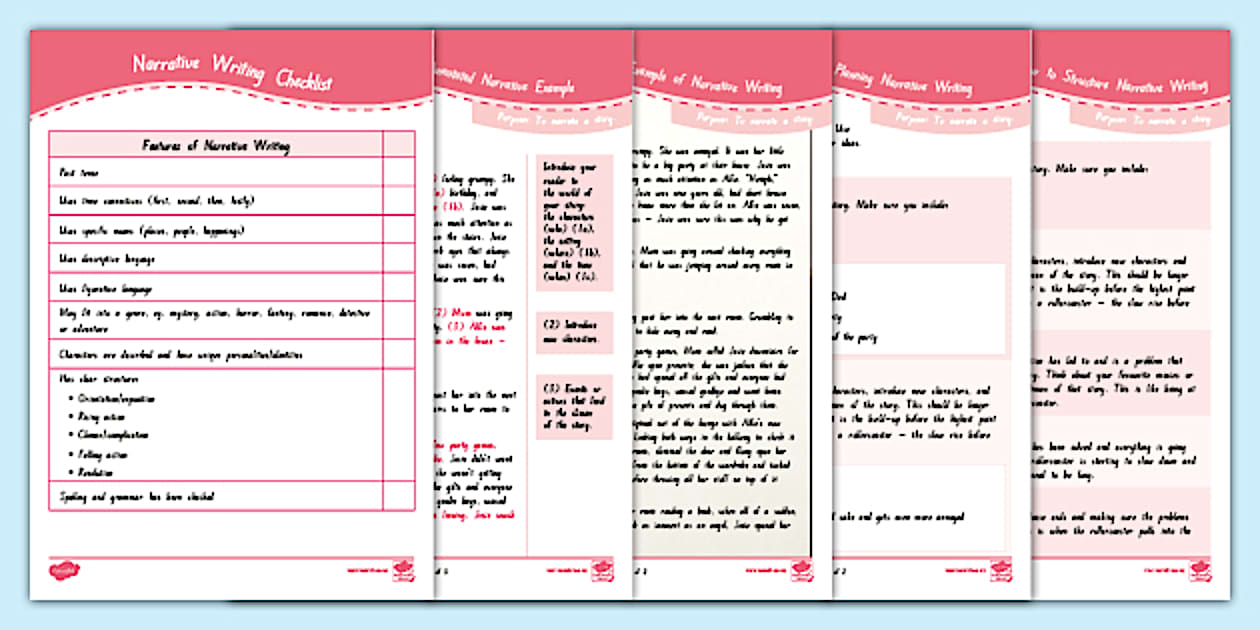 Level 3 (Phase 2) Writing - Narrative Writing Exemplar and Planning Pack