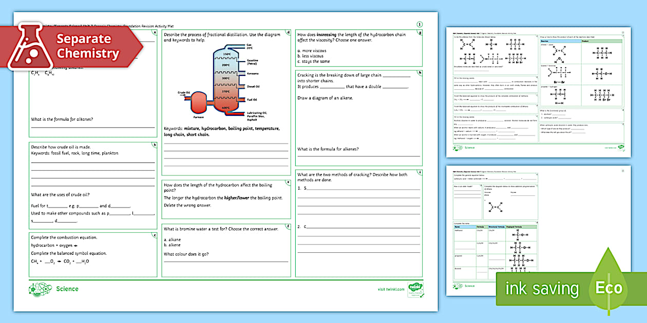AQA Chemistry: Organic Chemistry Foundation Revision |Beyond