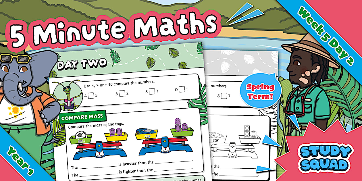 ๐ Study Squad 5 Minute Maths - Year 1 Spring - Week 5 Day 2