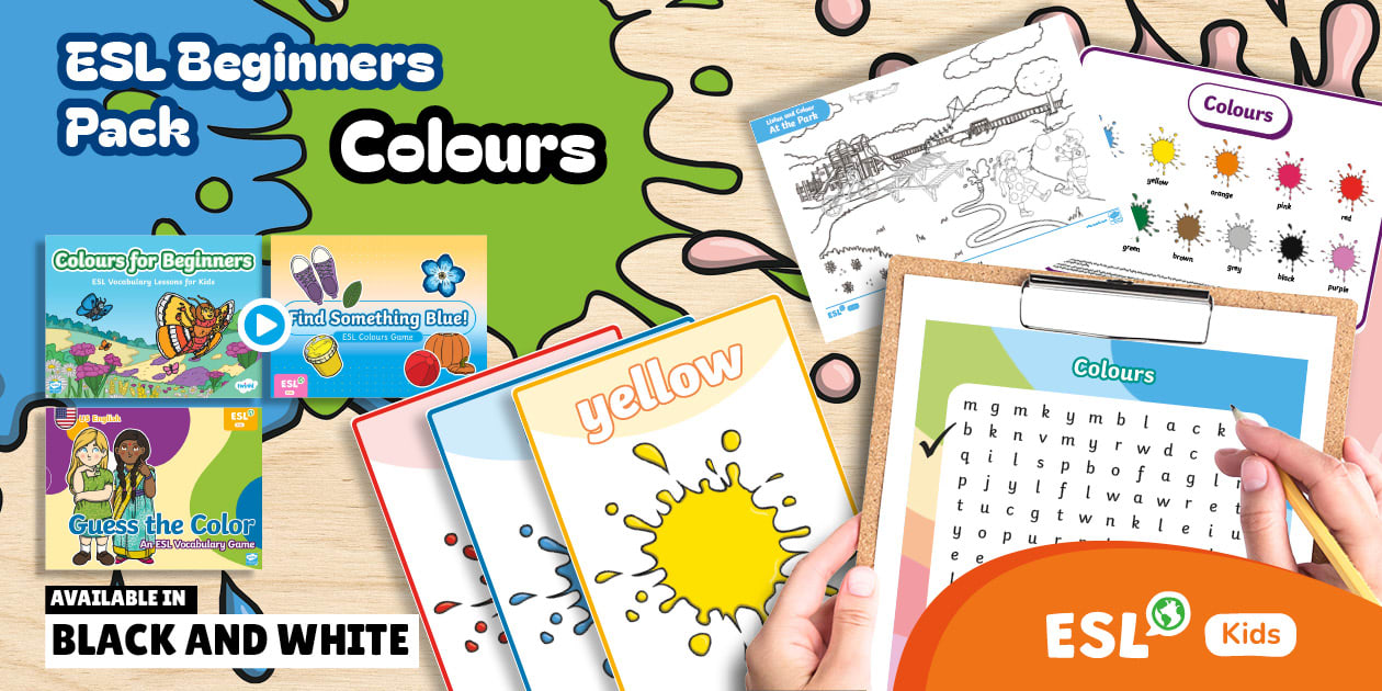 ESL Beginners Pack: Colours for Kids