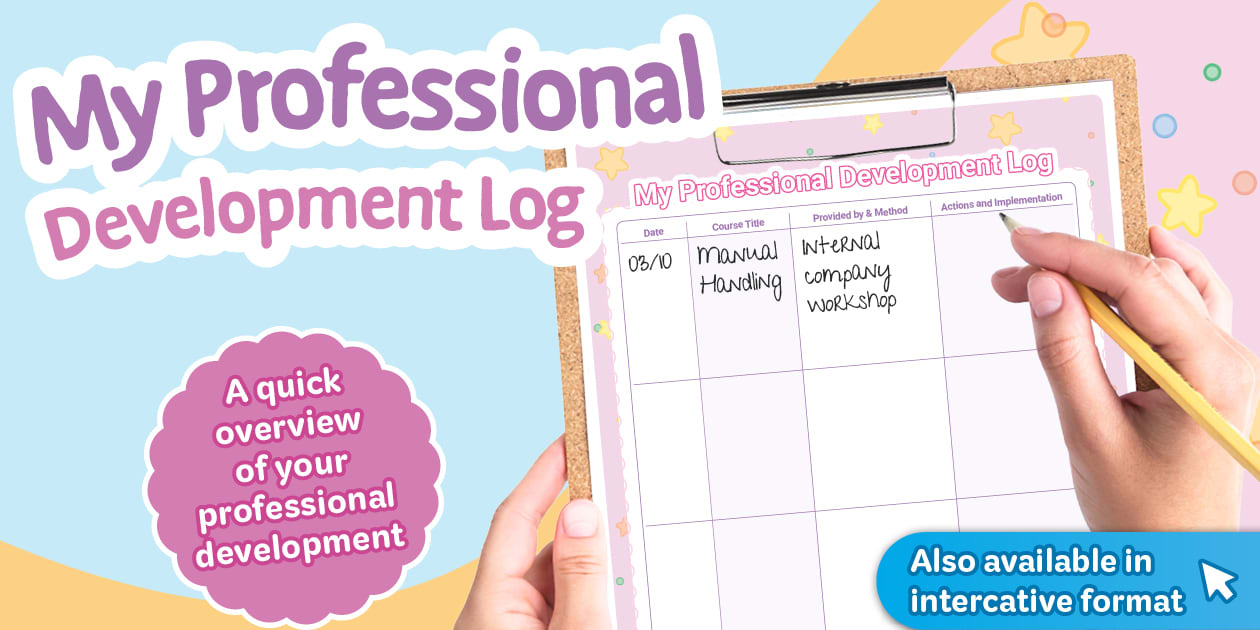 Early Years Professional Development Log