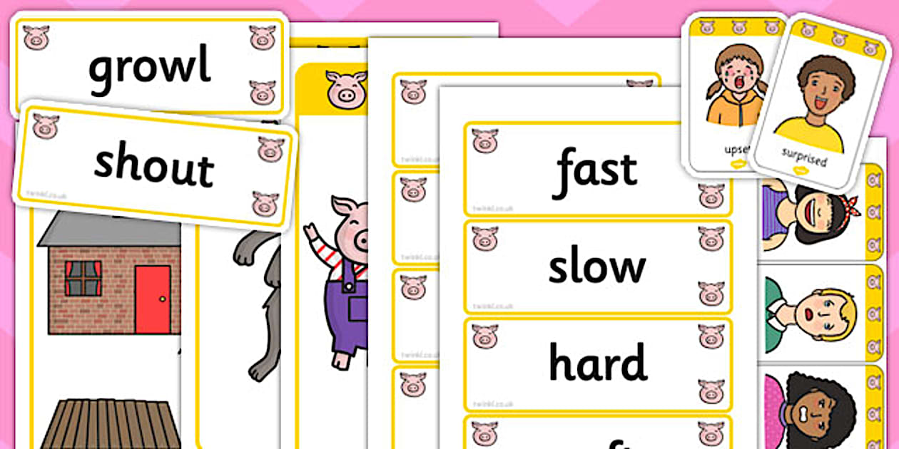 Three Little Pigs Mind Map Starter Resource Pack - Twinkl
