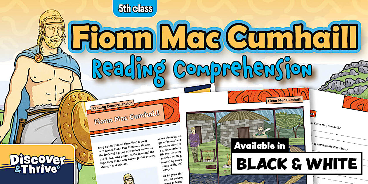 SEE (Identity and Heritage) Fionn Mac Cumhaill Reading Comprehension ...