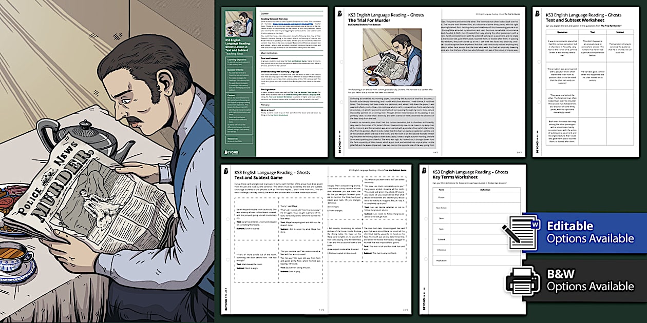 Ghosts Lesson 2 | English Language Techniques GCSE - Twinkl