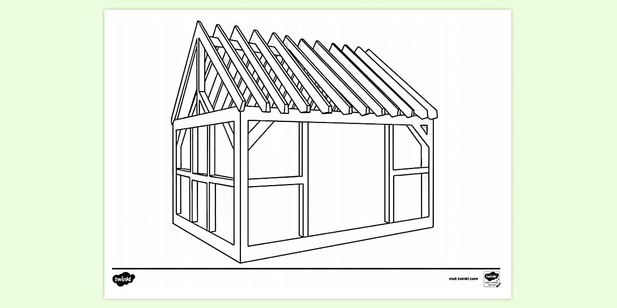 Structure Colouring Sheet | Colouring Sheets