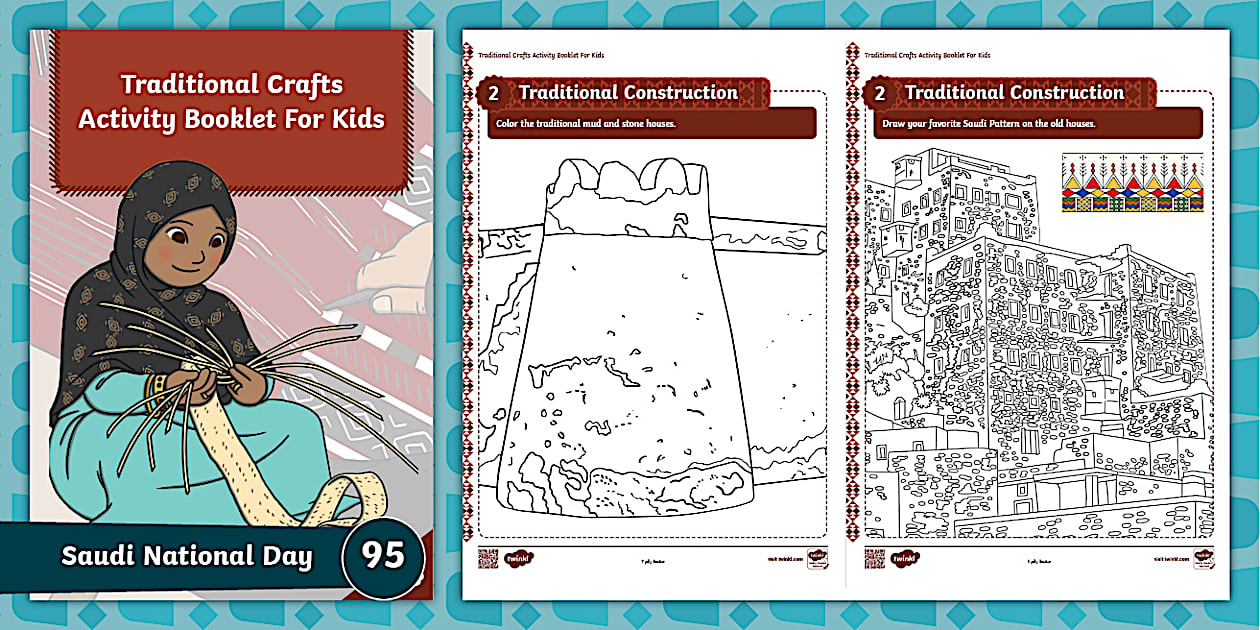 Traditional Crafts Activity Booklet For Kids (teacher made)