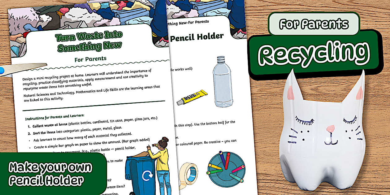 * NEW * IP Arts Turn Waste Into Something New Parent Guide