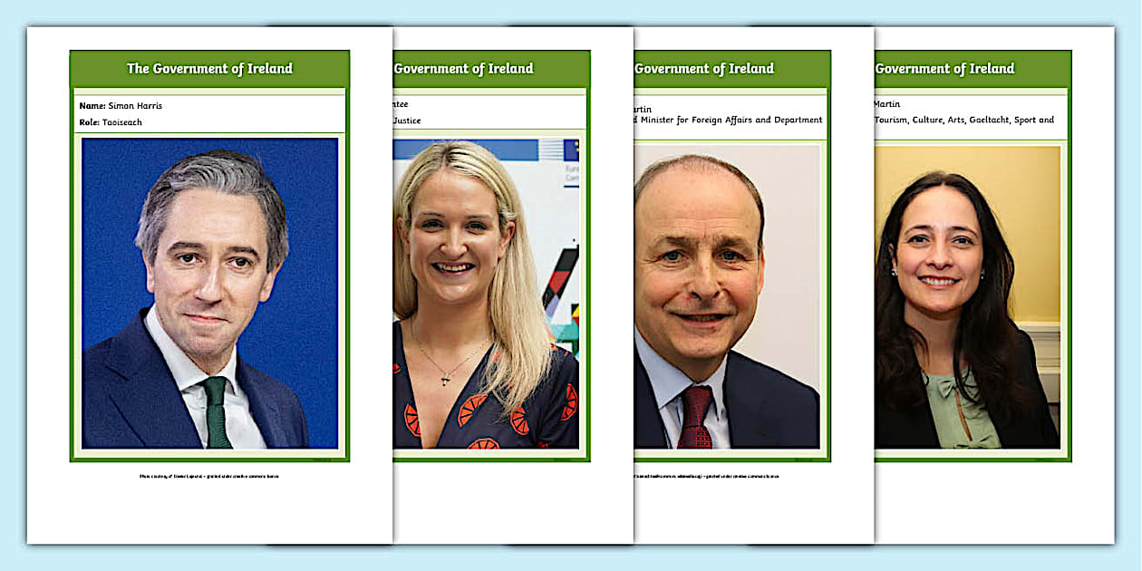 The Government of Ireland Display Photos (teacher made)
