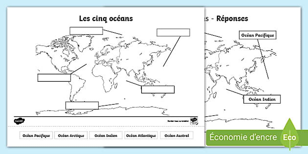 Exercice Sur Les Oc ans Du Monde teacher Made Twinkl Exercice Sur Les Oc ans Du Monde teacher Made Twinkl