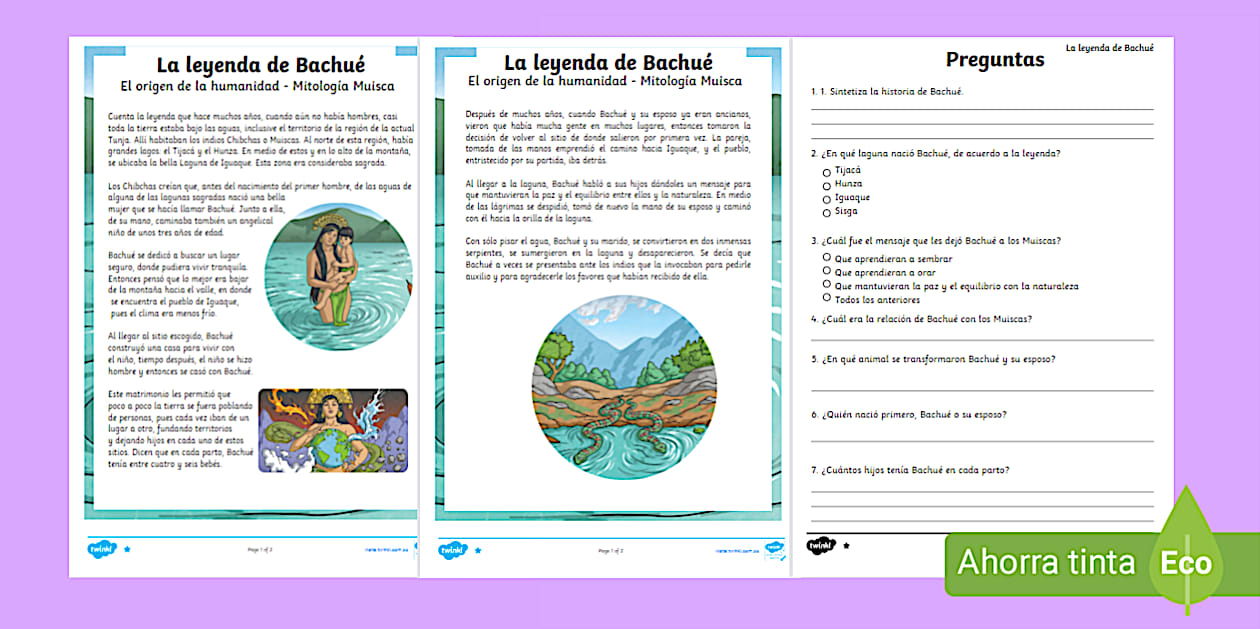 Mitos y leyendas: La leyenda de Bachué - Twinkl Colombia