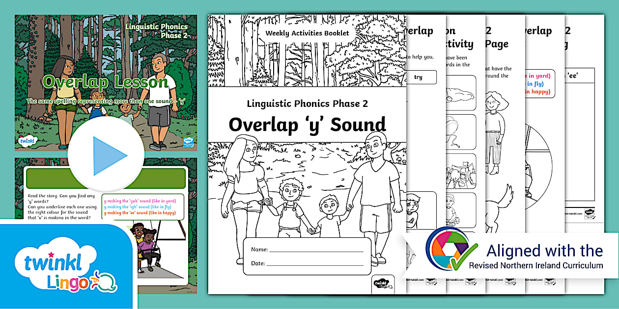 Northern Ireland Linguistic Phonics Phase 2 'y' Sound Weekly Activities ...