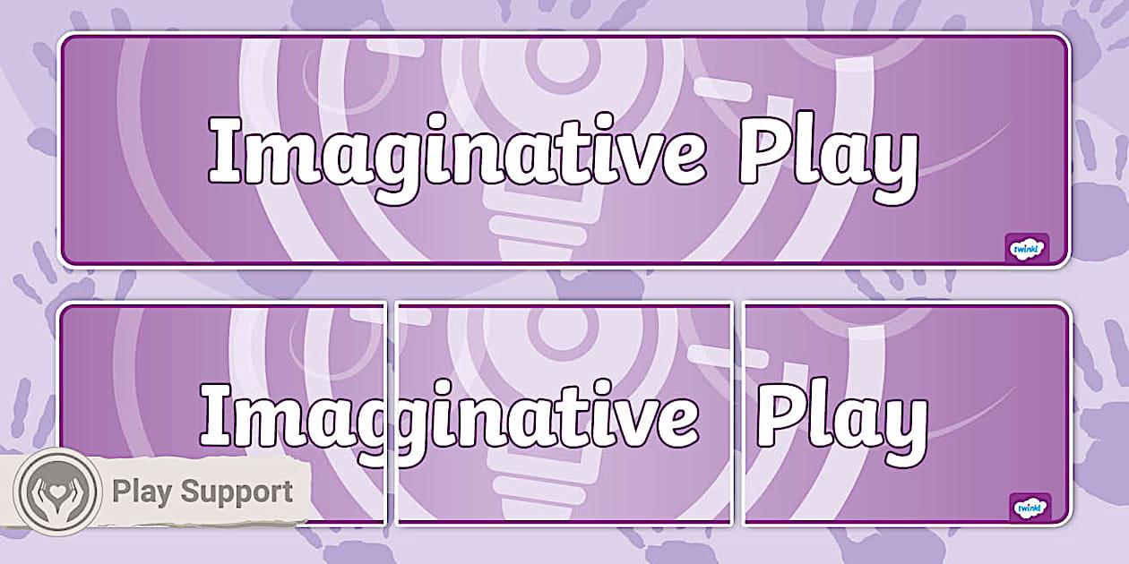 Imaginative Play Icon Display Banner (teacher made) - Twinkl