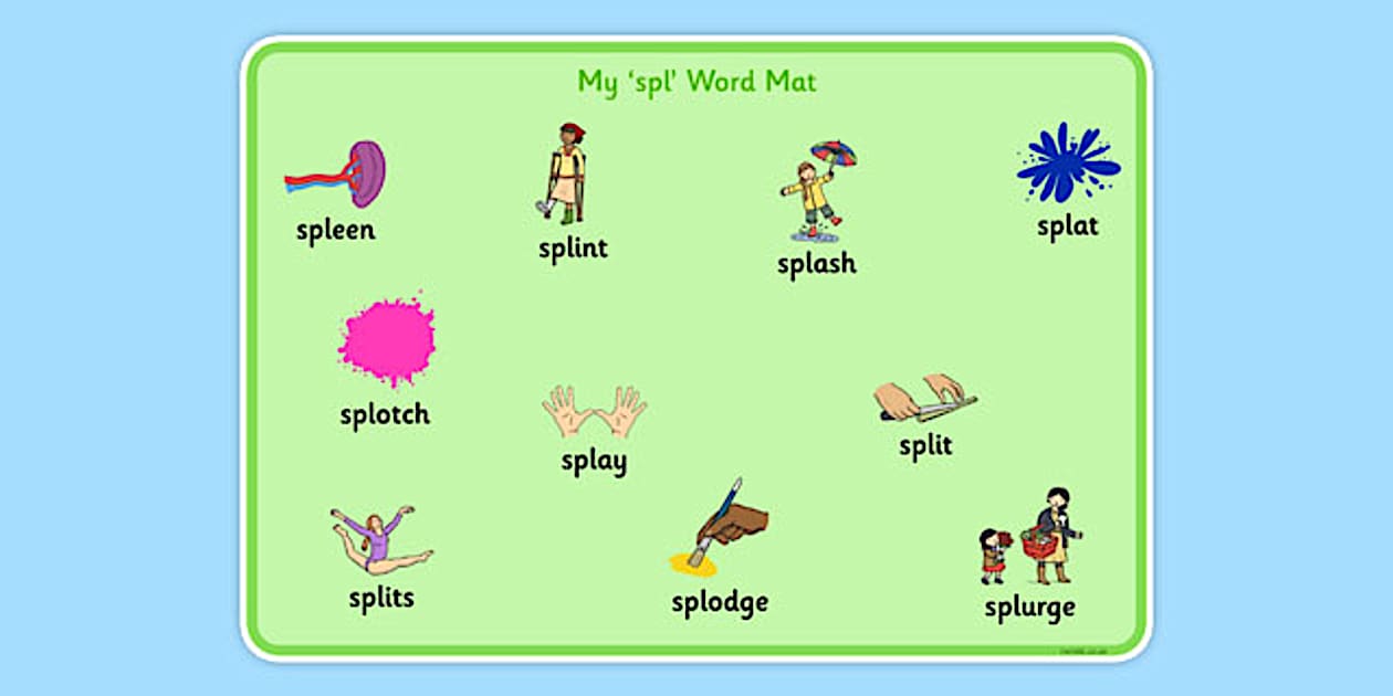 SPL Word Mat (Teacher-Made) - Twinkl