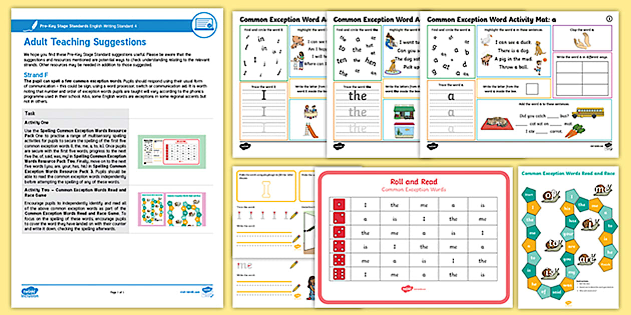 Pre Key Stage Work Pre-Key Stage Standards English Writing Standard 4 Strand F Resource Pack