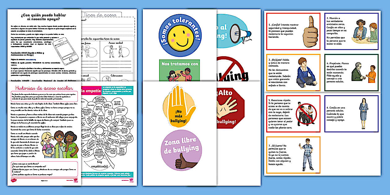 Pack de recursos contra el acoso escolar