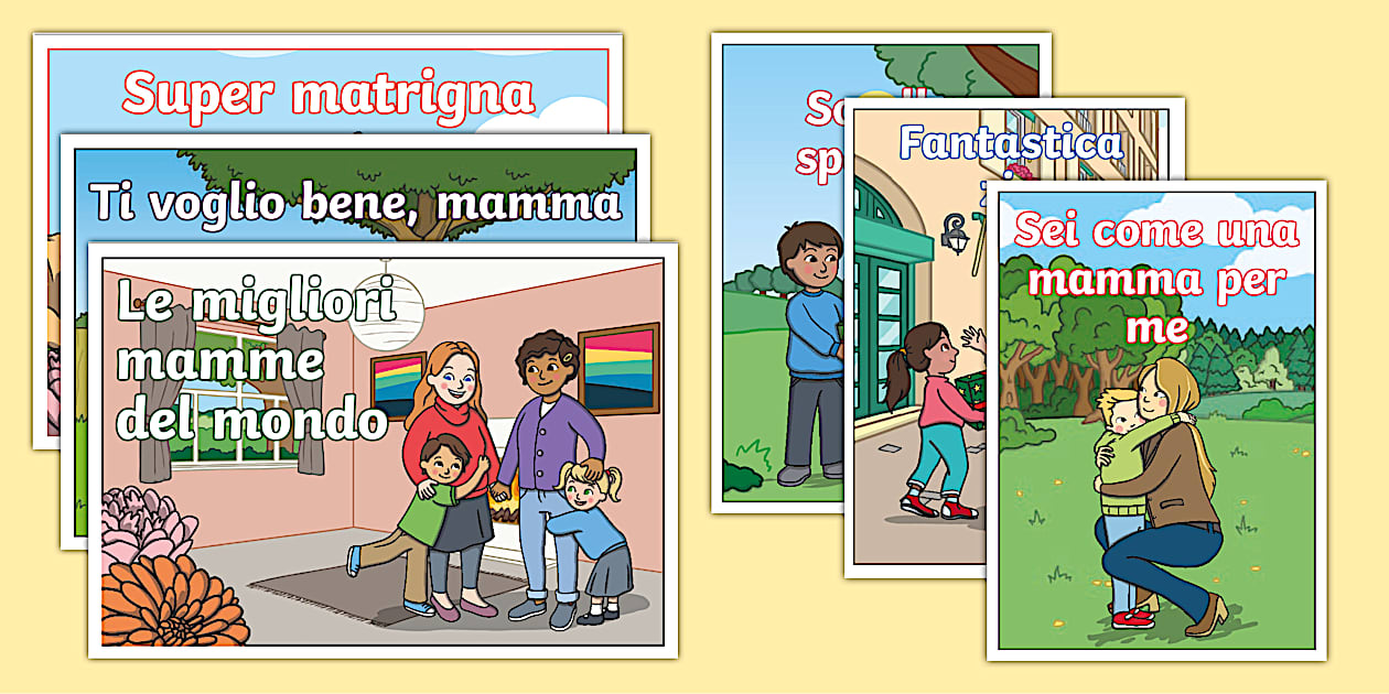 biglietti per la festa della mamma