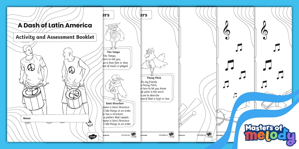 👉 Y5 A Dash of Latin America - Activity and Assessment Booklet