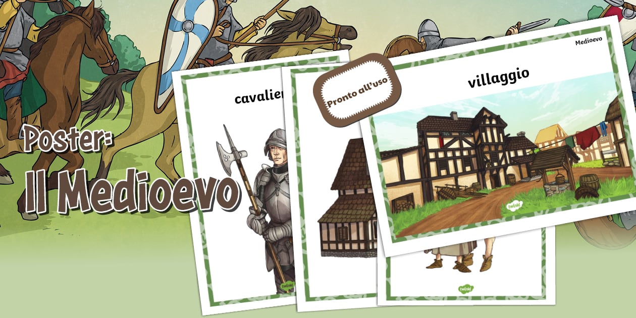 * NEW * Poster: Il Medioevo
