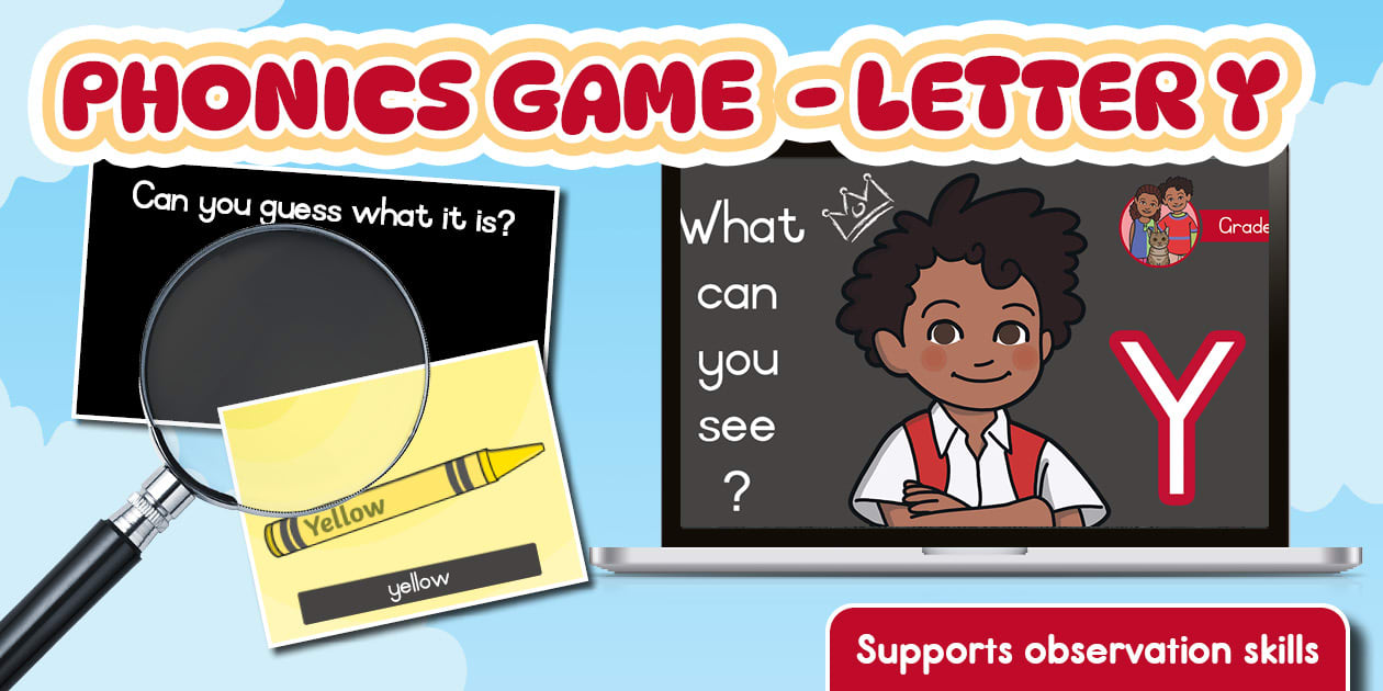 Grade R Phonics Game - Letter Y (CAPS Aligned)